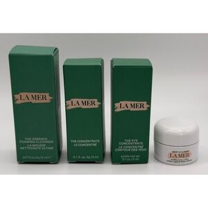 LA MER Rejuvenating Essence Cleanser Eye Concentrate‎ Creme Travel Gift Set New